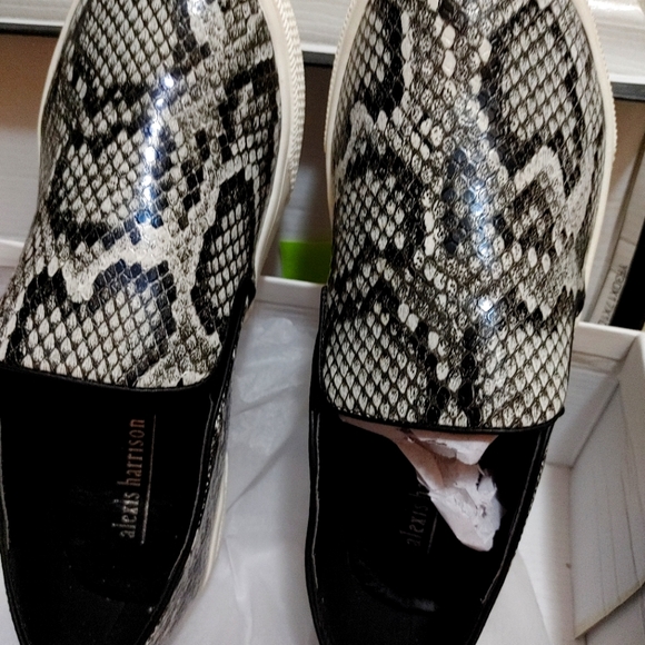 Snake skin slip-on sneaker - Picture 1 of 5